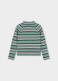 Mayoral - Long Sleeve Rib Turtleneck Sweater
