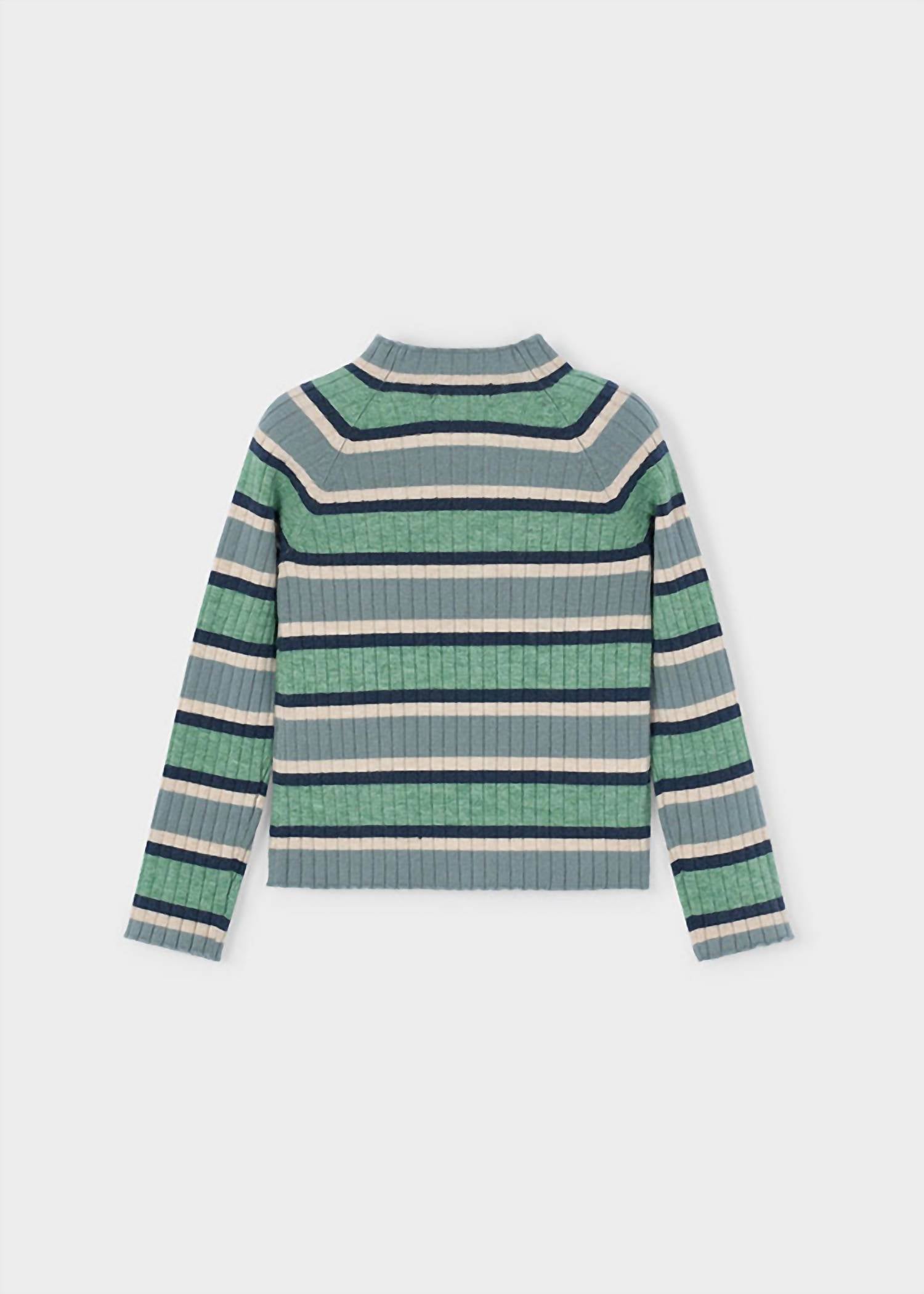 Mayoral - Long Sleeve Rib Turtleneck Sweater
