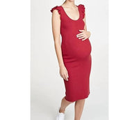 Hatch - Women's Maternity Chloe Ribbed Knit Dress