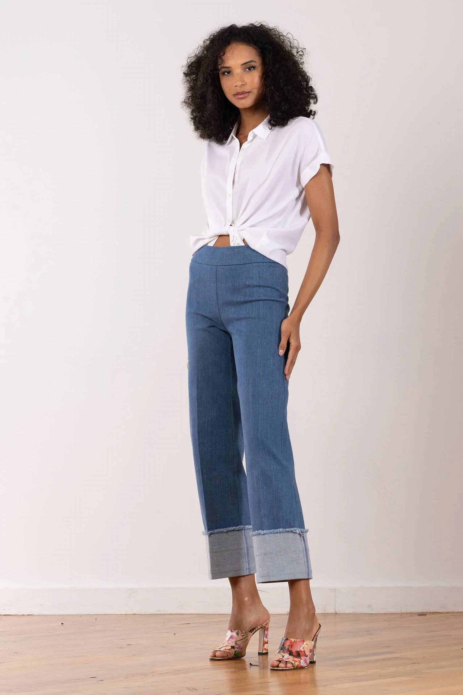 Avenue Montaigne - Bonnie Pull On Straight Leg Jean