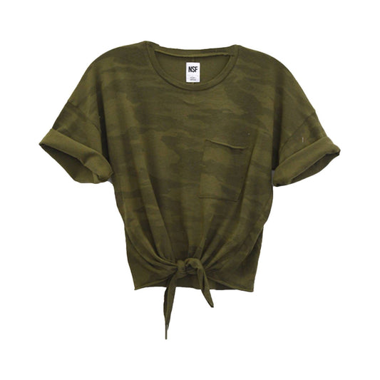 Nsf - ARLENE FRONT TIE TEE