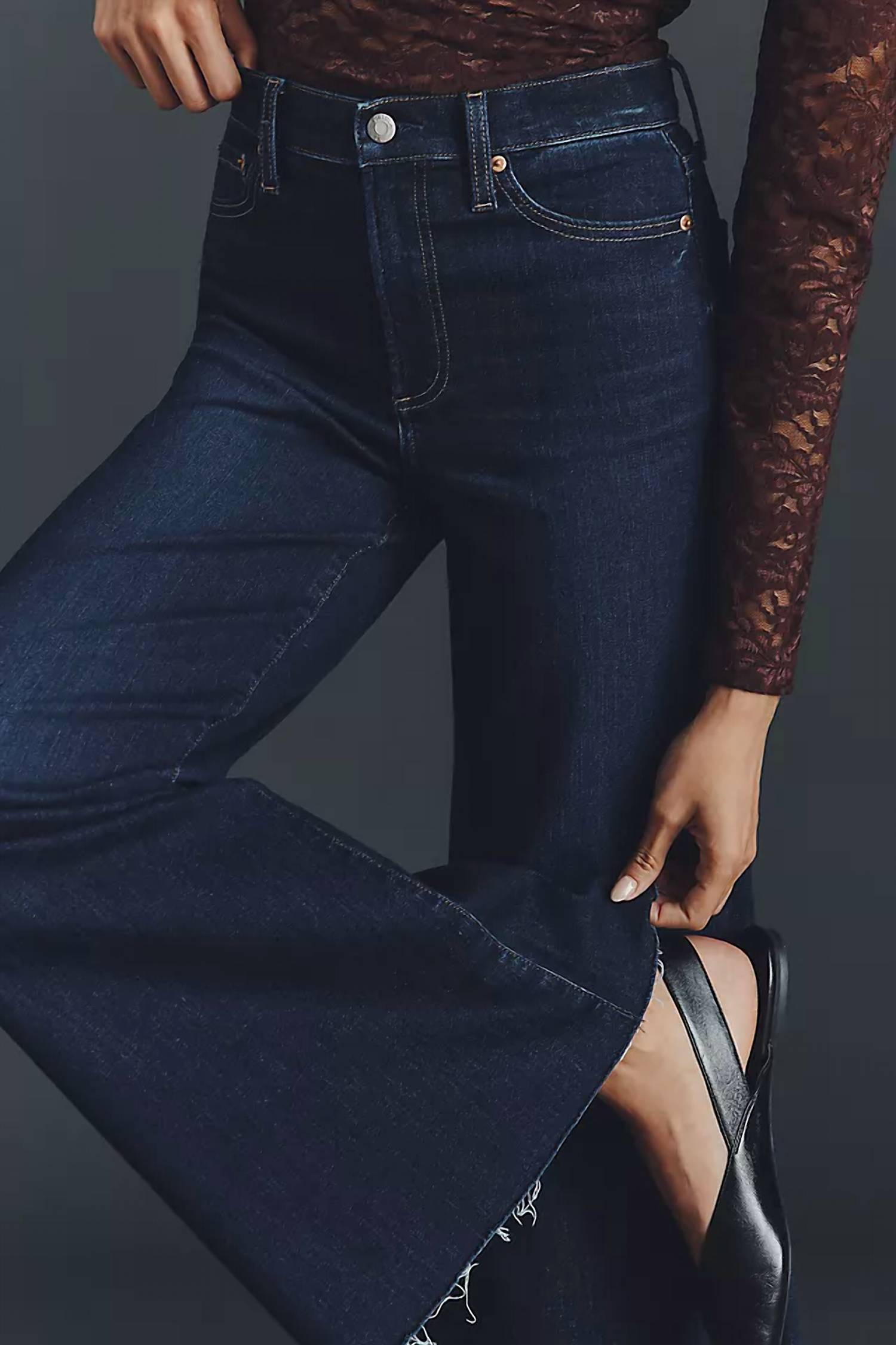 Pistola - Izzy High Rise Super Wide Leg Jeans