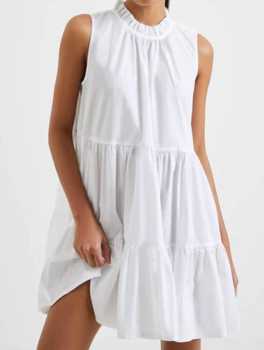 Rhodes Poplin Sleeveless Tiered Dress