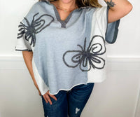 Oli & Hali - Wonders Of The World Cotton Blend Short Sleeve Top