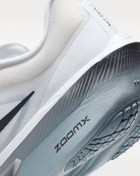 NIKE Men's Zoom Fly 6 Road Racing Shoes in white pure platinum obsidian mist gridiron - men's shoe - view 5