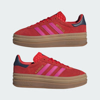 adidas Women's Gazelle Bold Sneakers in red semi lucid fuchsia night indigo - women's sneaker - view 5