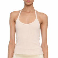 Enza Costa - COTTON RIB HALTER TOP