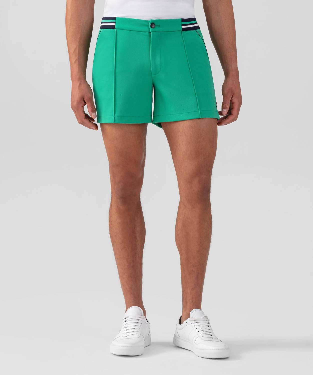 Ron Dorff Men's Tennis Shorts in grass green - men's shorts