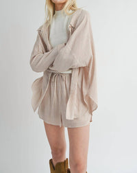 Sage The Label - Canyon Land Slouchy Back Shirt