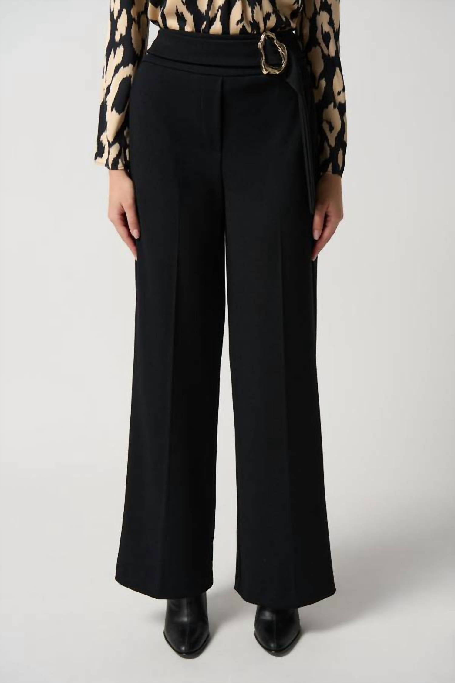 Joseph Ribkoff - BELTED WIDE LEG PANT
