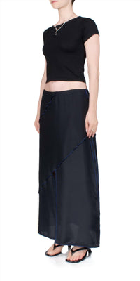 6397 - Deconstructed Midi Skirt