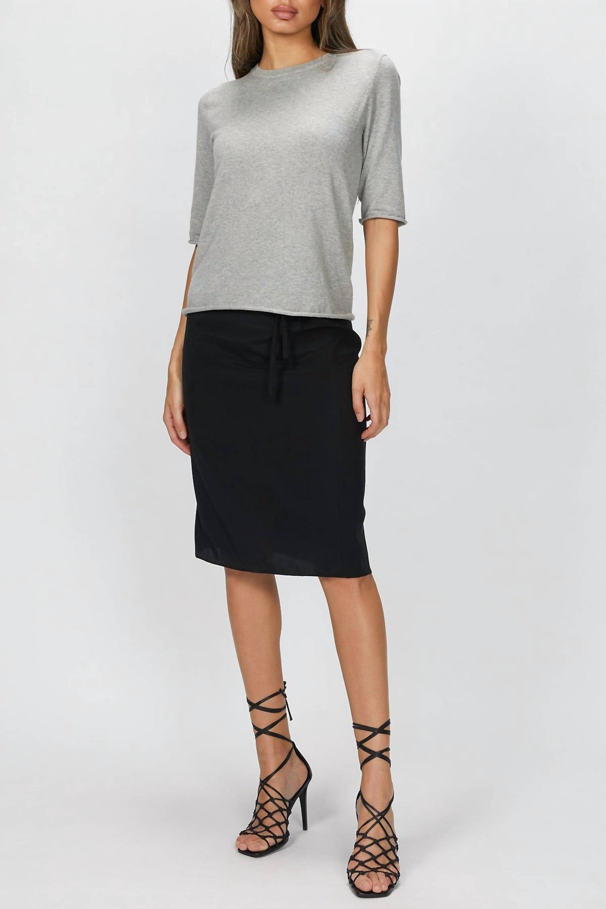DRAWSTRING SKIRT