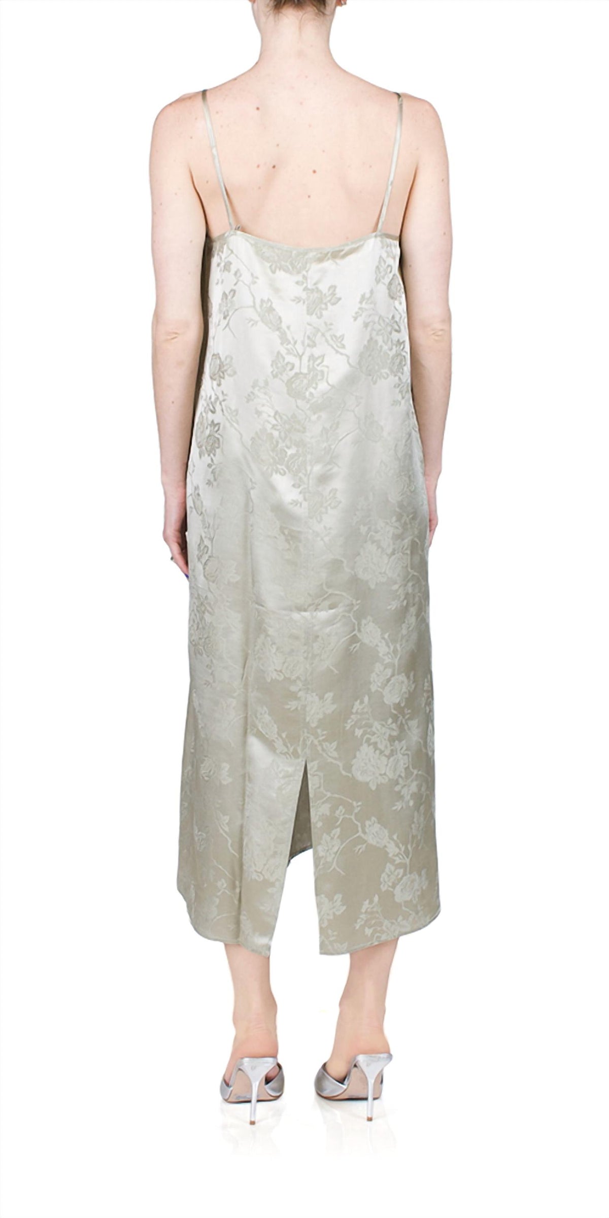 6397 - Jacquard Slip Midi Dress