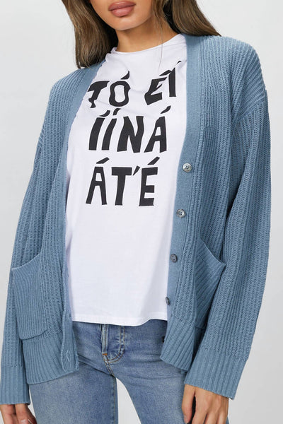RIBBED KURT CARDIGAN