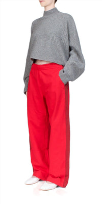 6397 - Wide Rib Crop Sweater