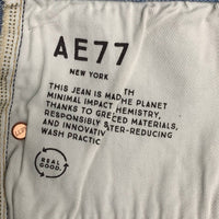 AE77 Women's Cotton Blend Rough Hem Jort Denim Jean Shorts in blue - women's shorts - view 5