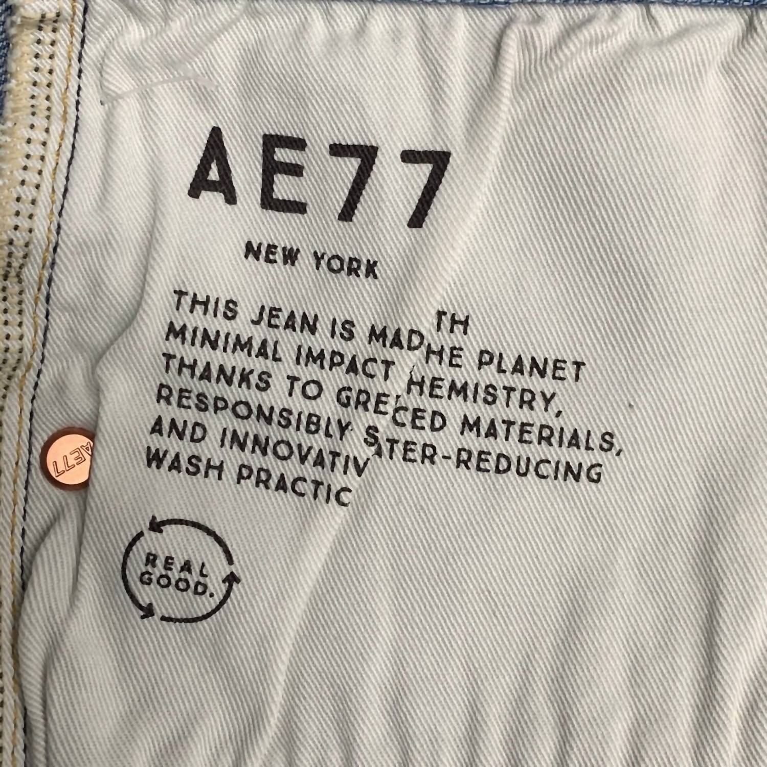 AE77 Women's Cotton Blend Rough Hem Jort Denim Jean Shorts in blue - women's shorts - view 5