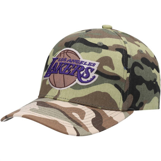 Mitchell & Ness - MEN'S NBA LA LAKERS WOODLAND DESERT SNAPBACK CAP