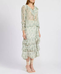 En Saison - Marlene Button Front Blouse