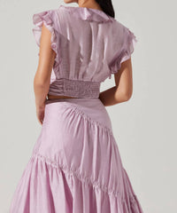ASTR Zira Top in lavender - women's shirt - view 6
