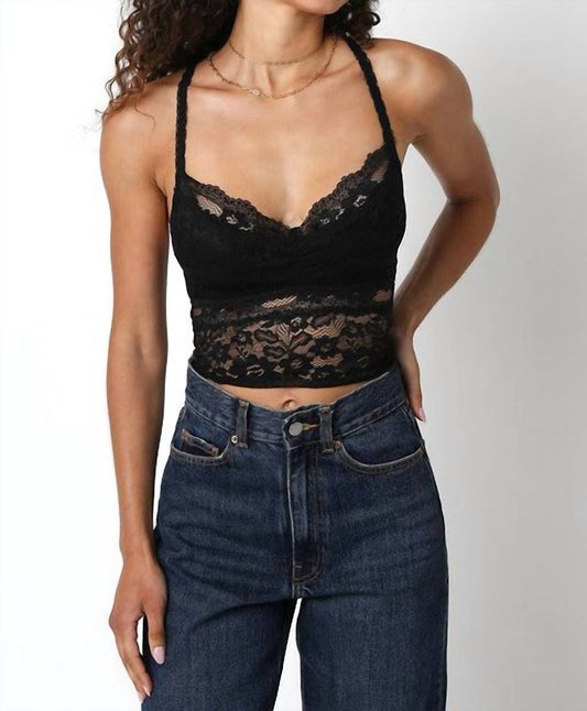 Olivaceous - Angela Lace Camisole Top