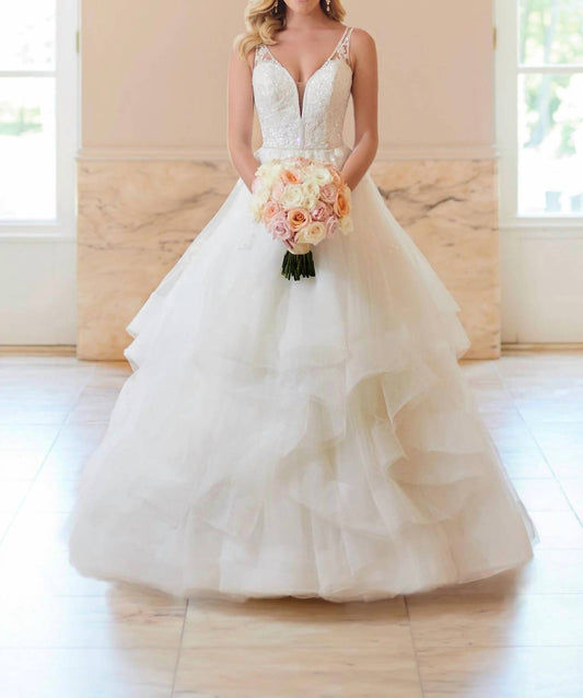 Stella York - Shimmering Sequin Ballgown Wedding Dress