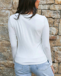 Grace And Lace - Modal V-neck Long Sleeve Tee