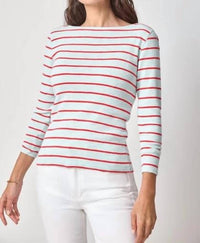 Lilla P - Striped Boatneck Tee