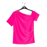 Clara Sunwoo - Angular Drape Neck Off Shoulder Top