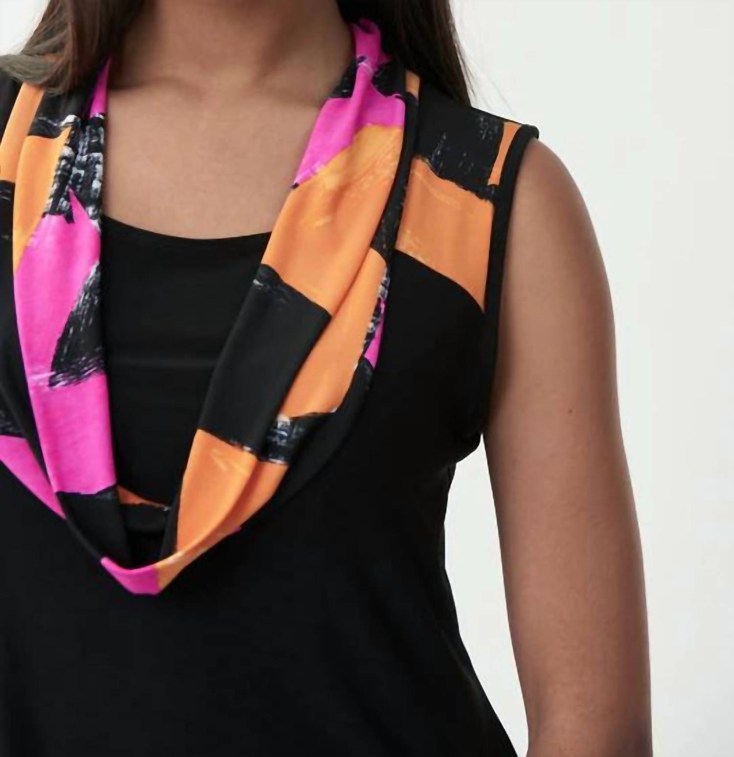 Joseph Ribkoff Sophia Sleeveless Tunic in multi - women's shirt - alternate view