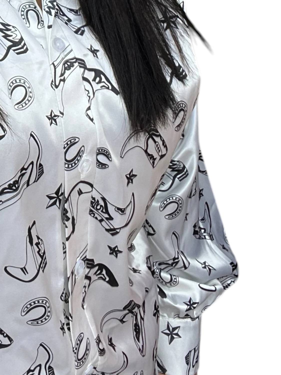 Nylon Apparel - Get Carried Away Blouse Top