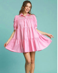 Umgee - Petal Lane Lace Tiered Dress