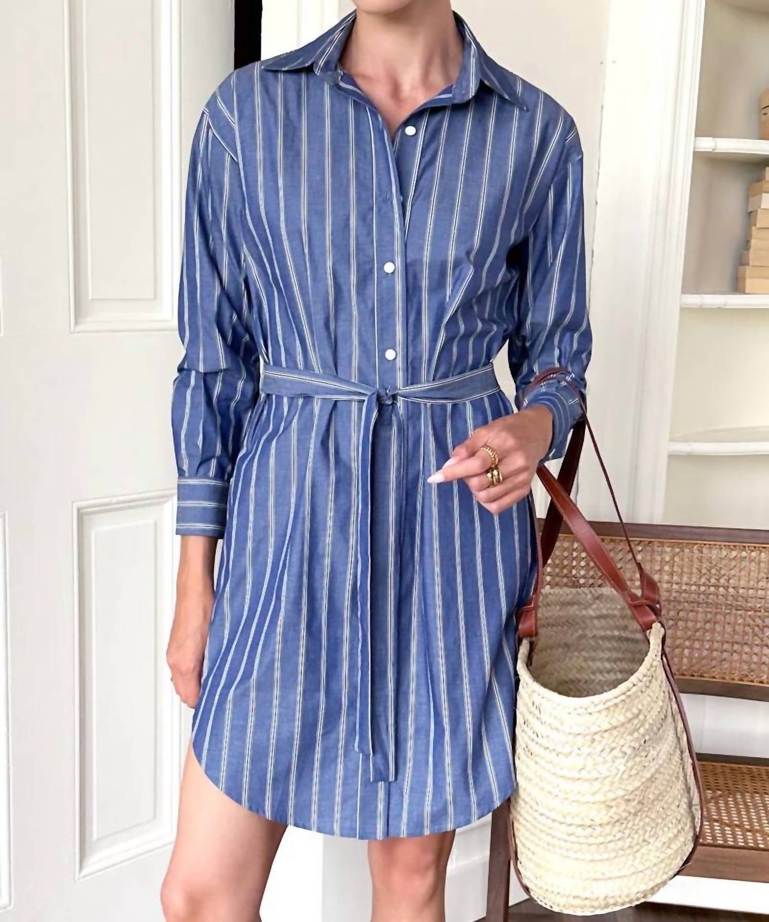 Emerson Fry - Long Sleeve Shirt Mini Dress