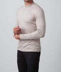 Raffi - Aqua Cotton Mock Neck Top