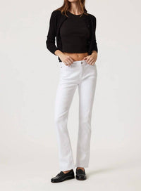 mavi Vicky Bootcut Jeans in white - women's jeans