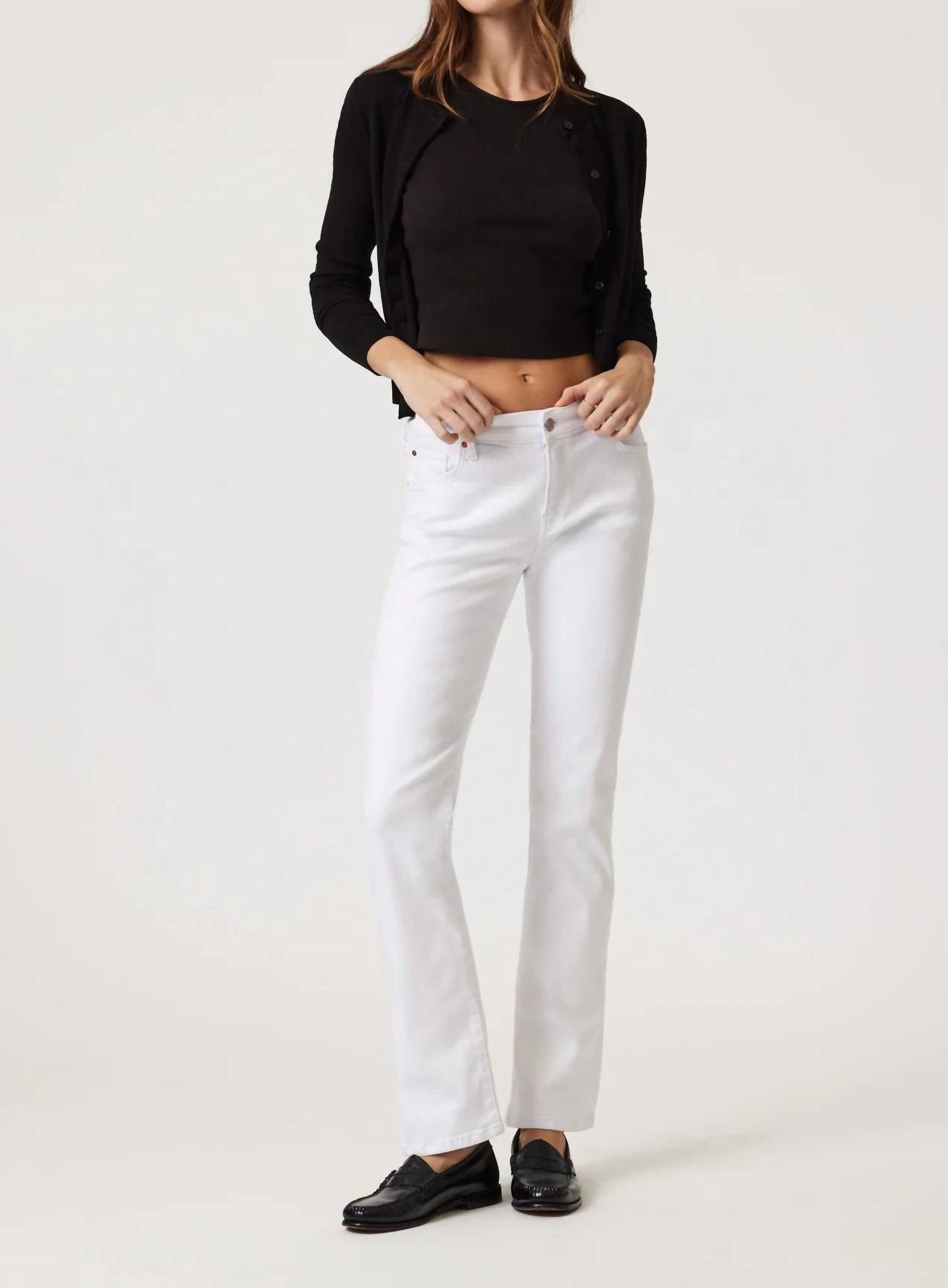 mavi Vicky Bootcut Jeans in white - women's jeans