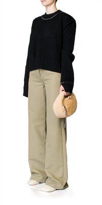 Maison Margiela - Wide Leg Khaki Pants