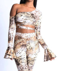 K Too - Jungle Asymmetric Shoulder And Legging Set