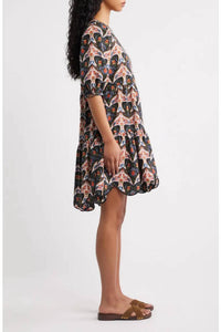 Farm Rio - Porcelain Birds Mini Dress