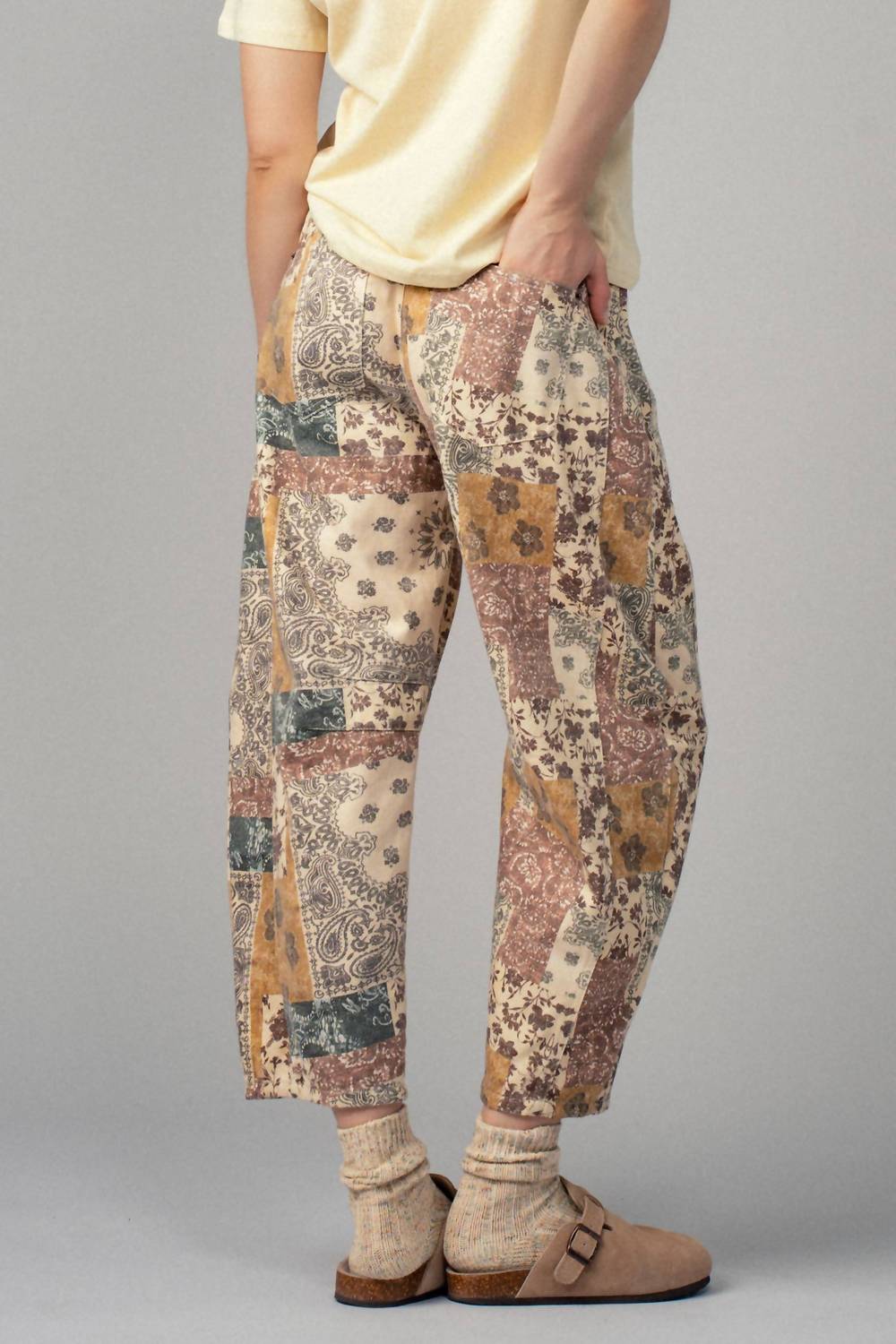 Urban Daizy - Boho Patchwork Wide Leg Pants