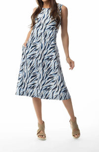 Pure Essence - Relaxed A-line Midi Dress