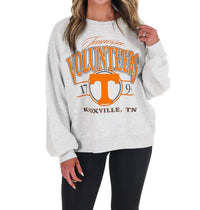Pressbox - Women's Tennessee Volunteers Crewneck Fleece Sweatshirt