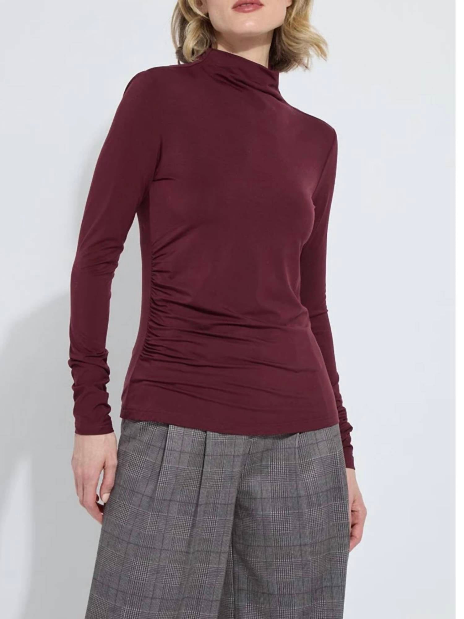 Lysse - Jovita Funnel neck blouse