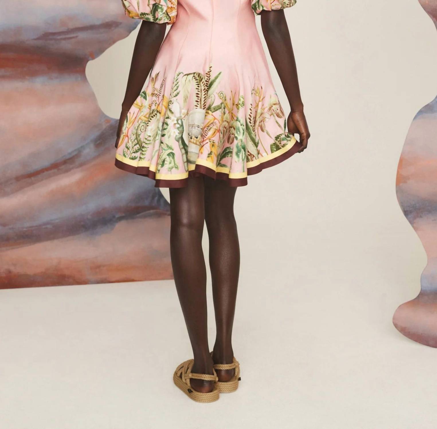 Alemais - Papaya Mini Dress