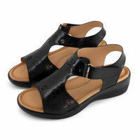 Andrea - Women's T-bar Leather Sandal