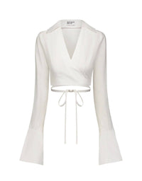 Matthew Bruch - Long Sleeve Wrap Top