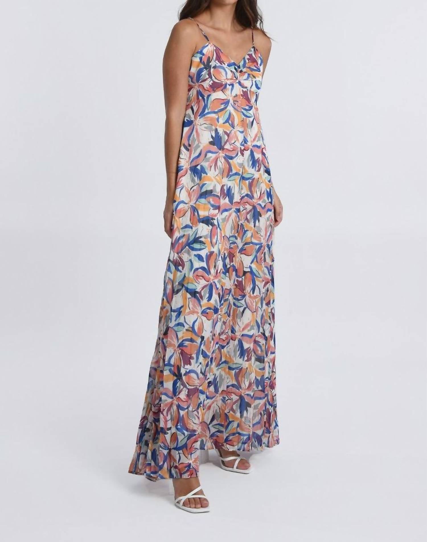 Printed Long Maxi Dress