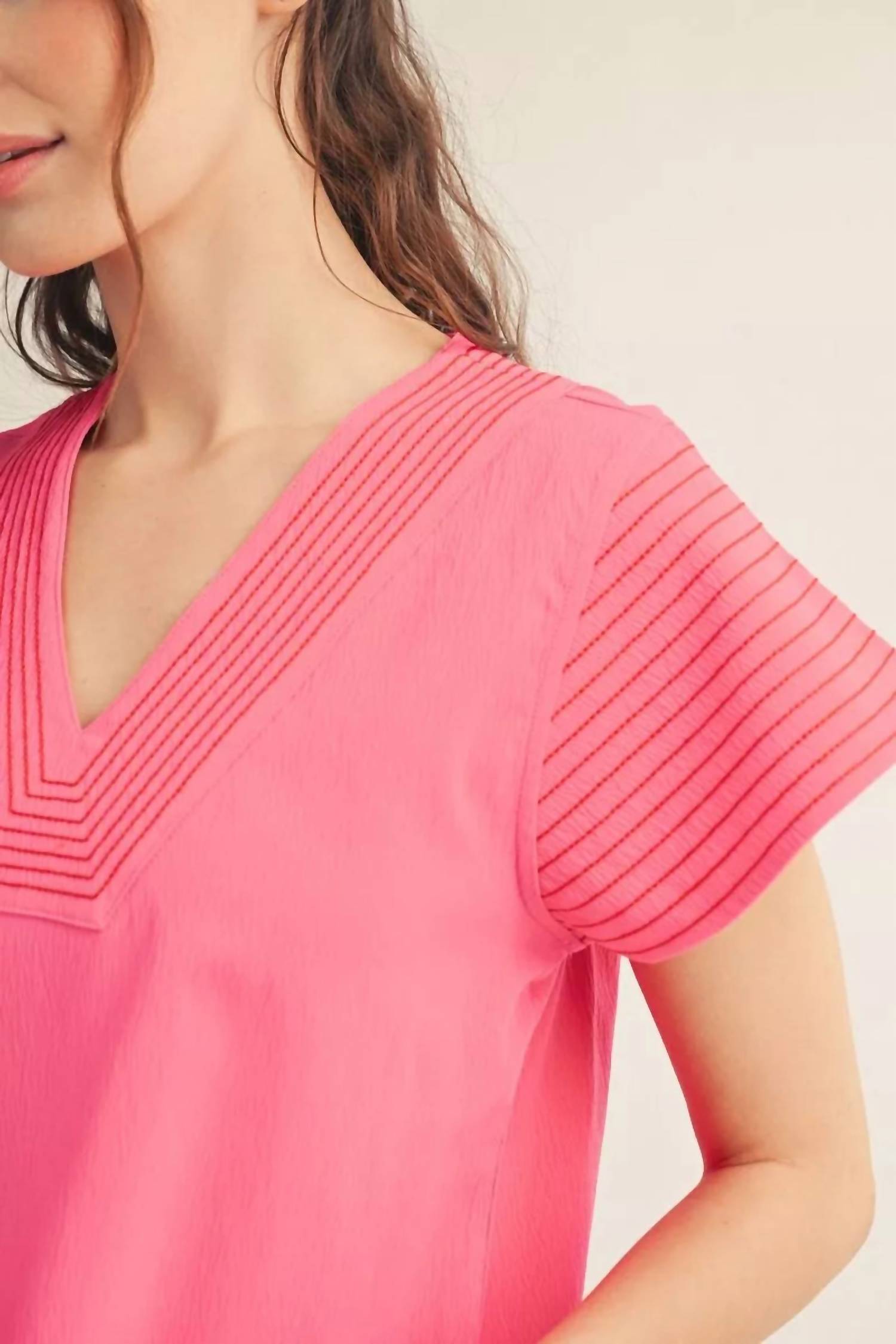 Jodifl Women's Slow Down Top in baby pink - women's shirt - view 4