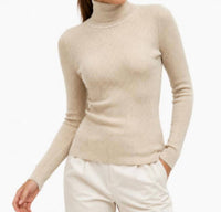 The Athletic Side Of Us - Women's Osa's Turtleneck Sweater – Ribbed Sustainable Knit