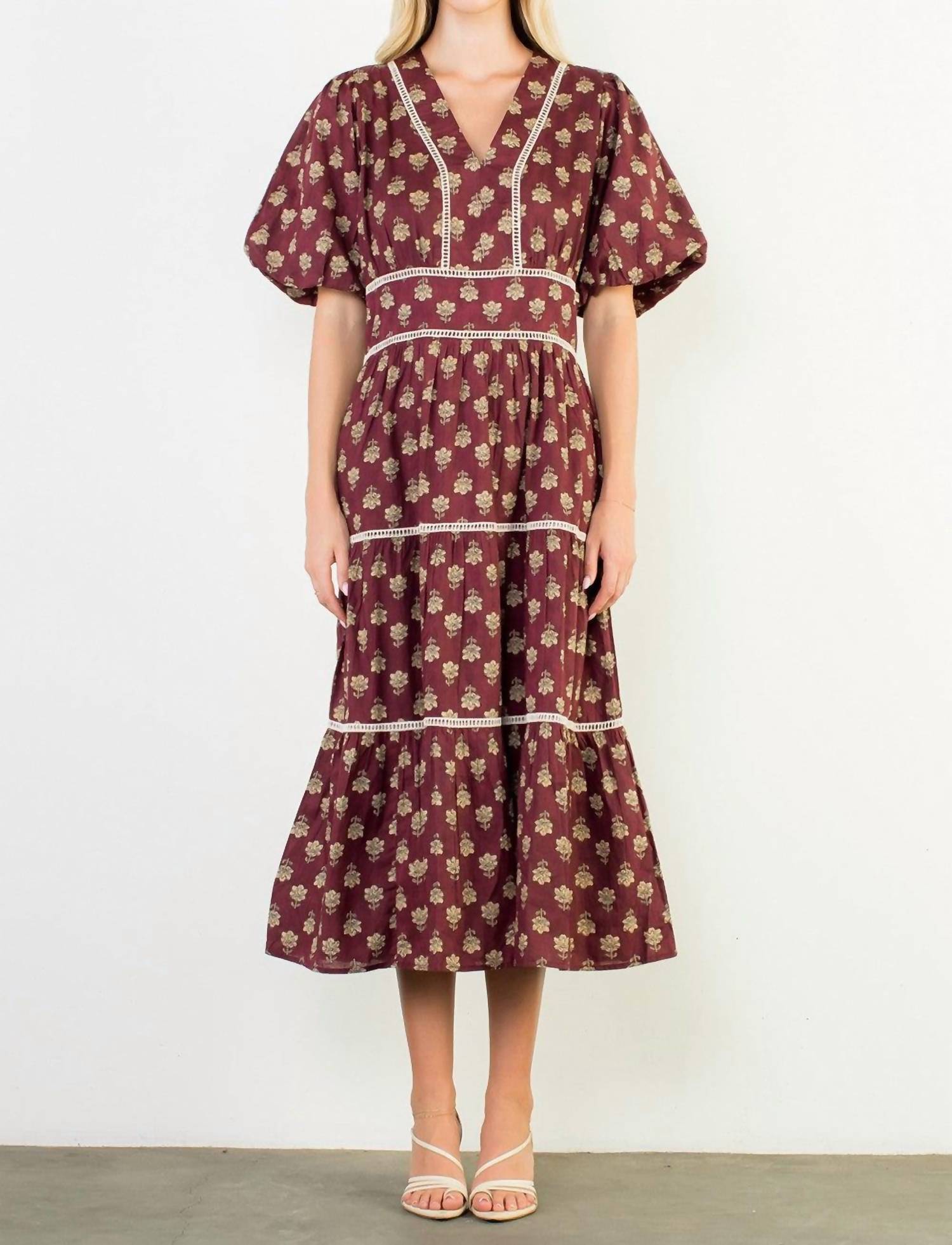 Thml - Adelyn Midi Print Dress